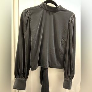 Banana Republic Velvet Backless Blouse NWOT